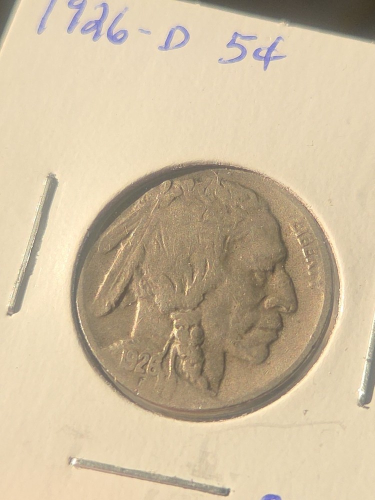 1926-D 5C Buffalo Nickel