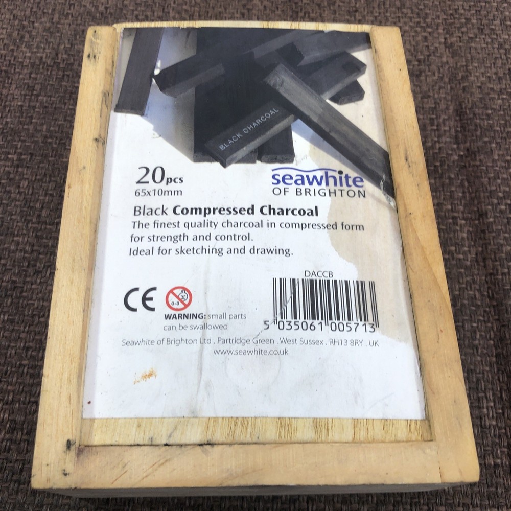 Seawhite Compressed Charcoal Sticks 20pcs Box