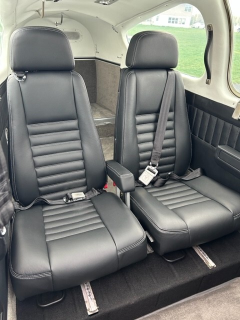 Cessna 210, 205, 206 complete custom leather interior