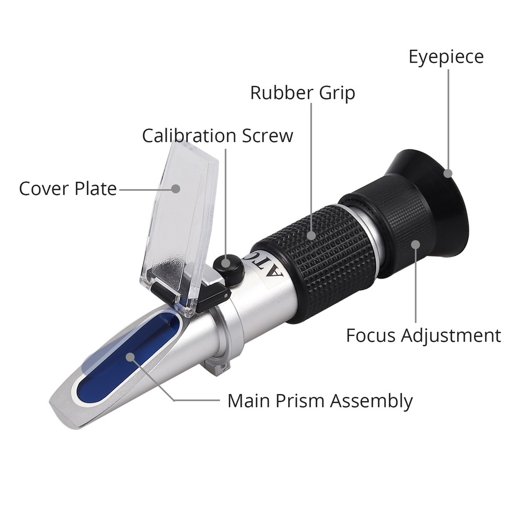 Beekeeping Refraction Honey Concentration Meter Handheld Refractometer Sugar
