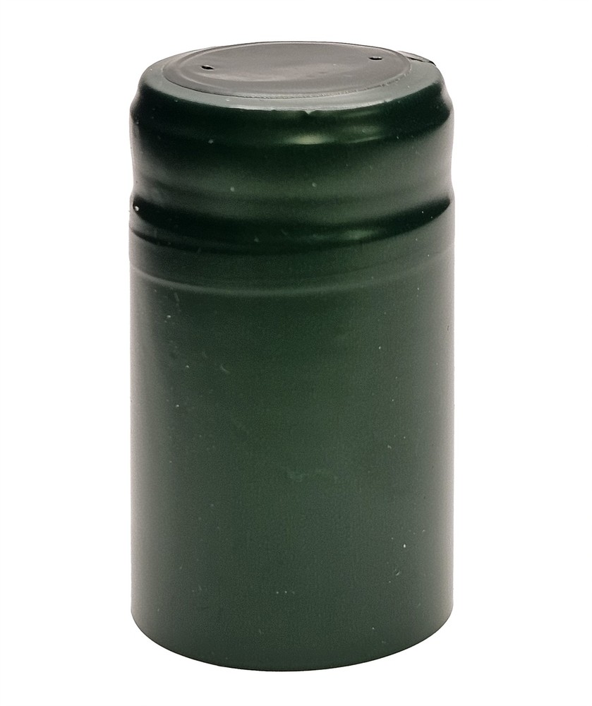 Home Brew Ohio Matte Green PVC Shrink Capsules 100 count