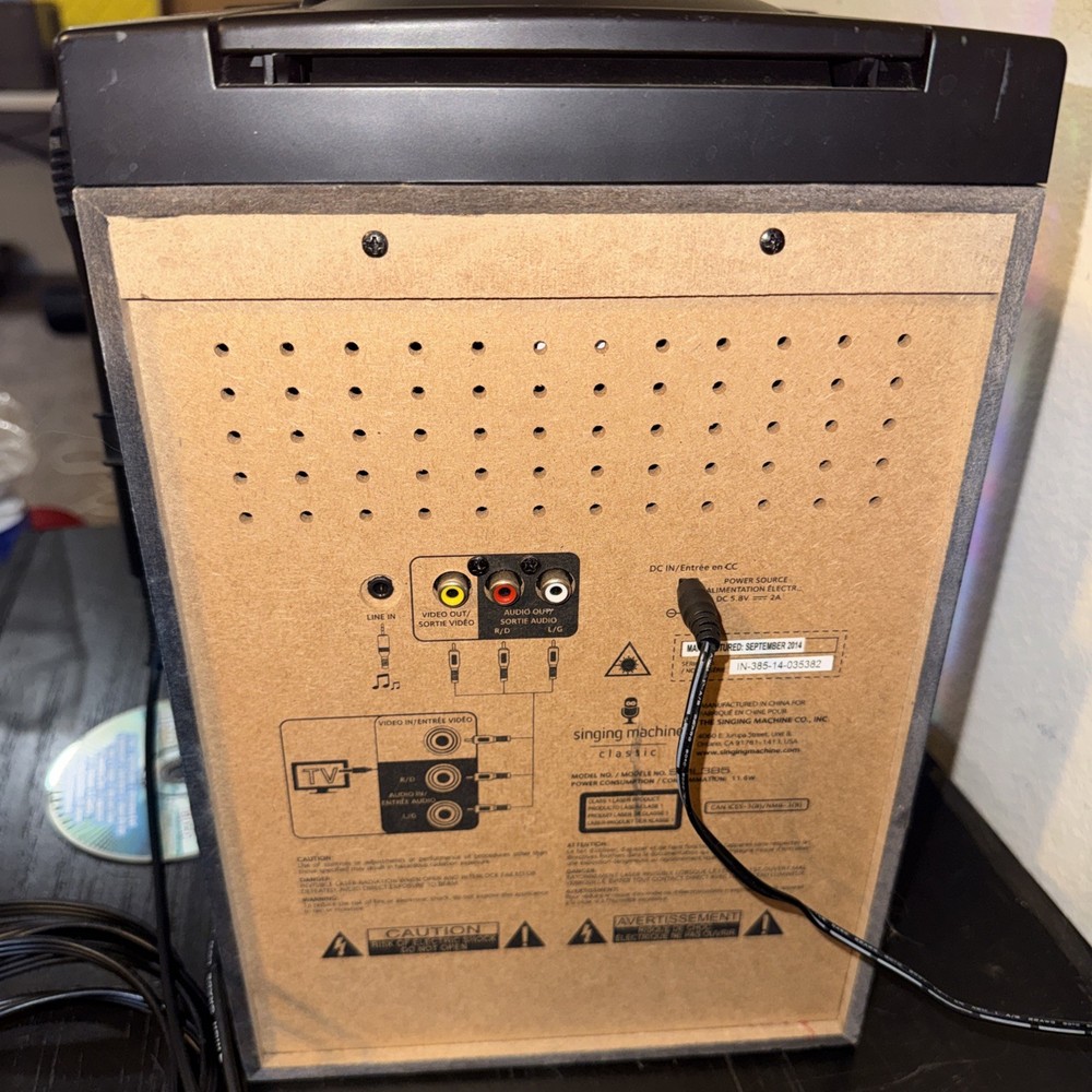 Singing Machine, SML385, Karaoke System, Disco Lights