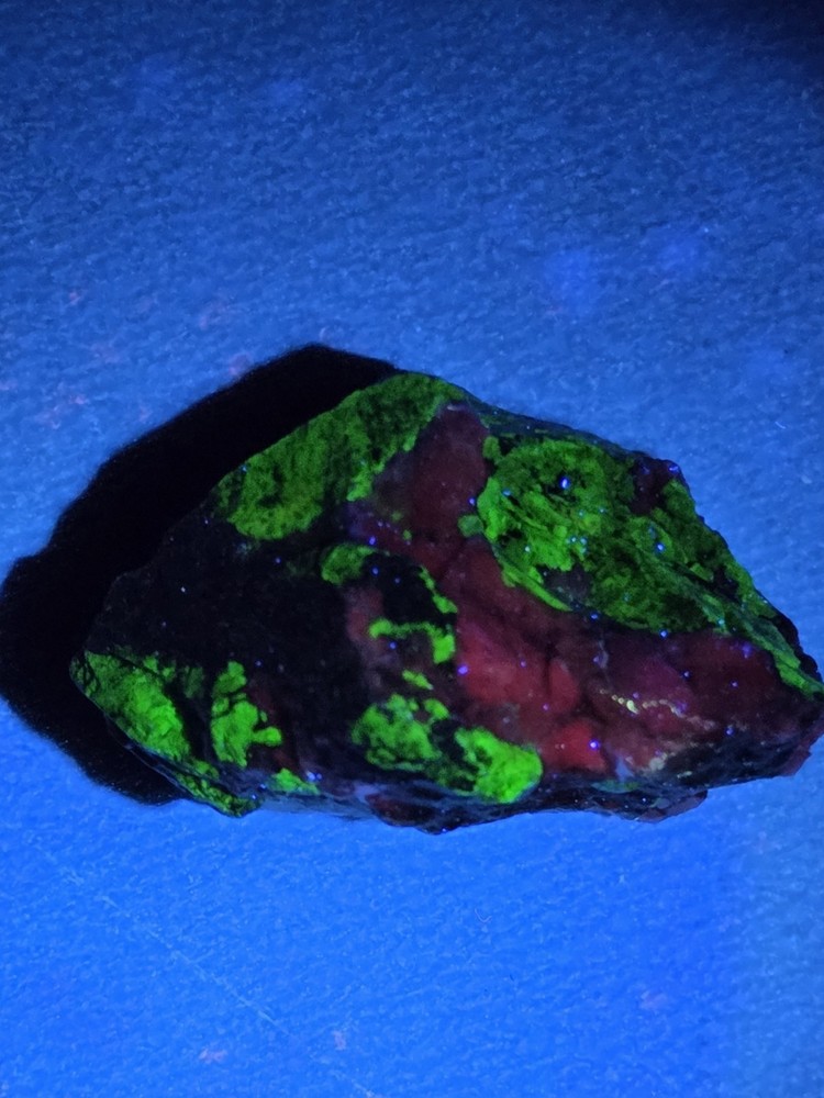 Fluorescent Willemite/Calcite Specimen 26.8 Grams
