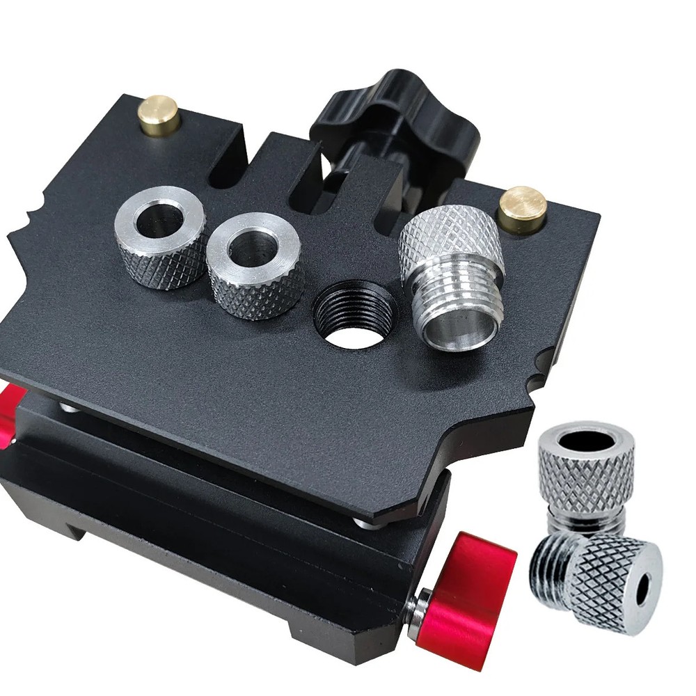Doweling Jig Self Centering 6-12mm Drill Guide Biscuit Joiner Woodworking Tool