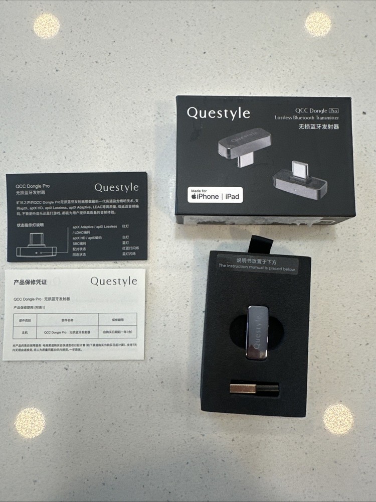 Questyle QCC Dongle Pro USB-C Bluetooth Audio Adapter aptX LDAC Tested