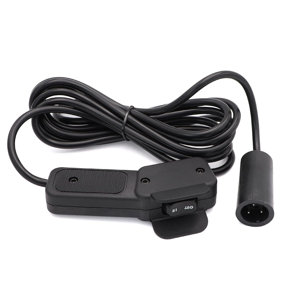Winch Hand Remote Controller With Ergonomic Grip And Control Socket Assembly For