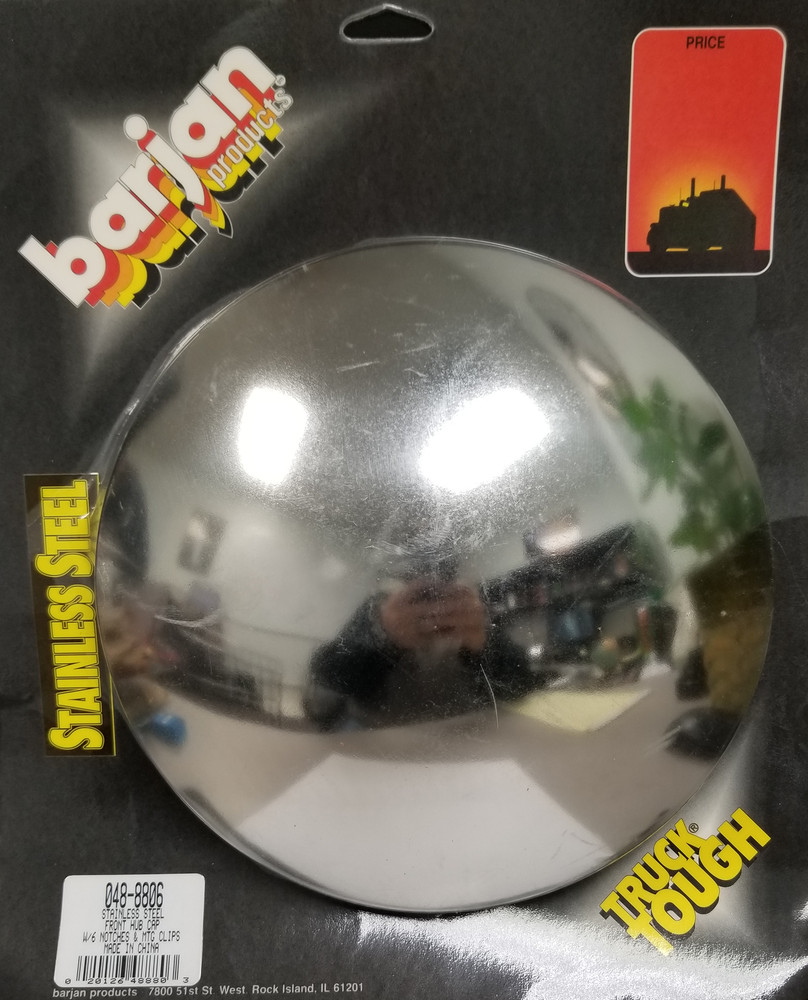 Barjan 488806 Hub Cap Front Ss 6 Notch Cded