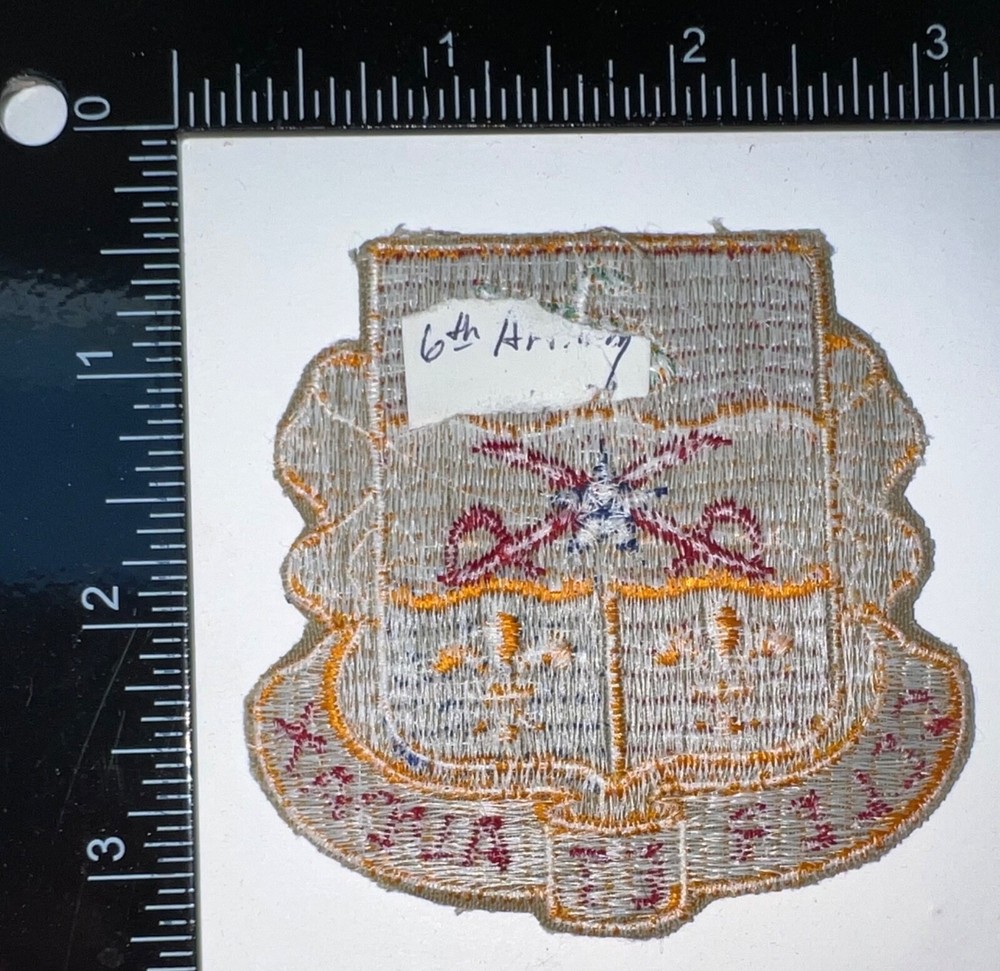 Cold War US Army 6th Field Artillery Bn US Made Patch