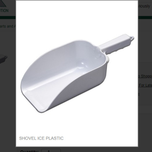 SHOVEL ICE PLASTIC #KSHOV
