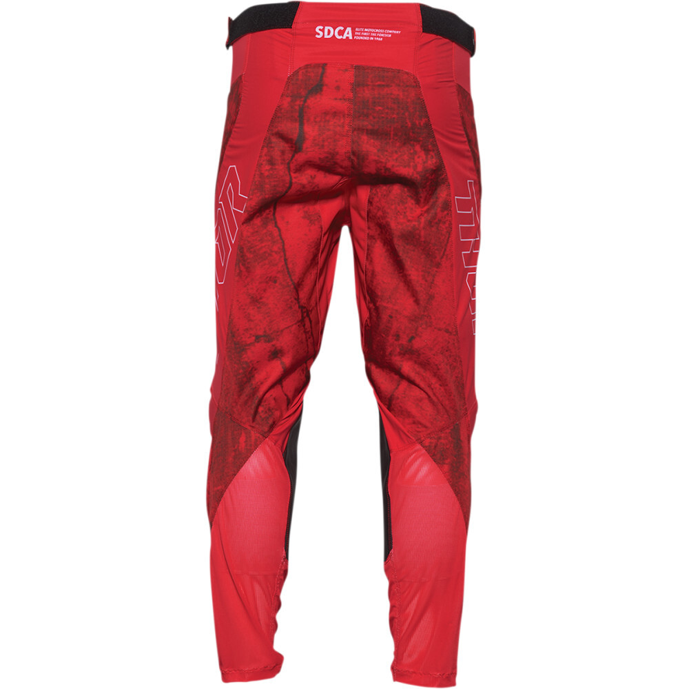 Thor Pulse HZRD Pants - Red/White | Waist Size 42