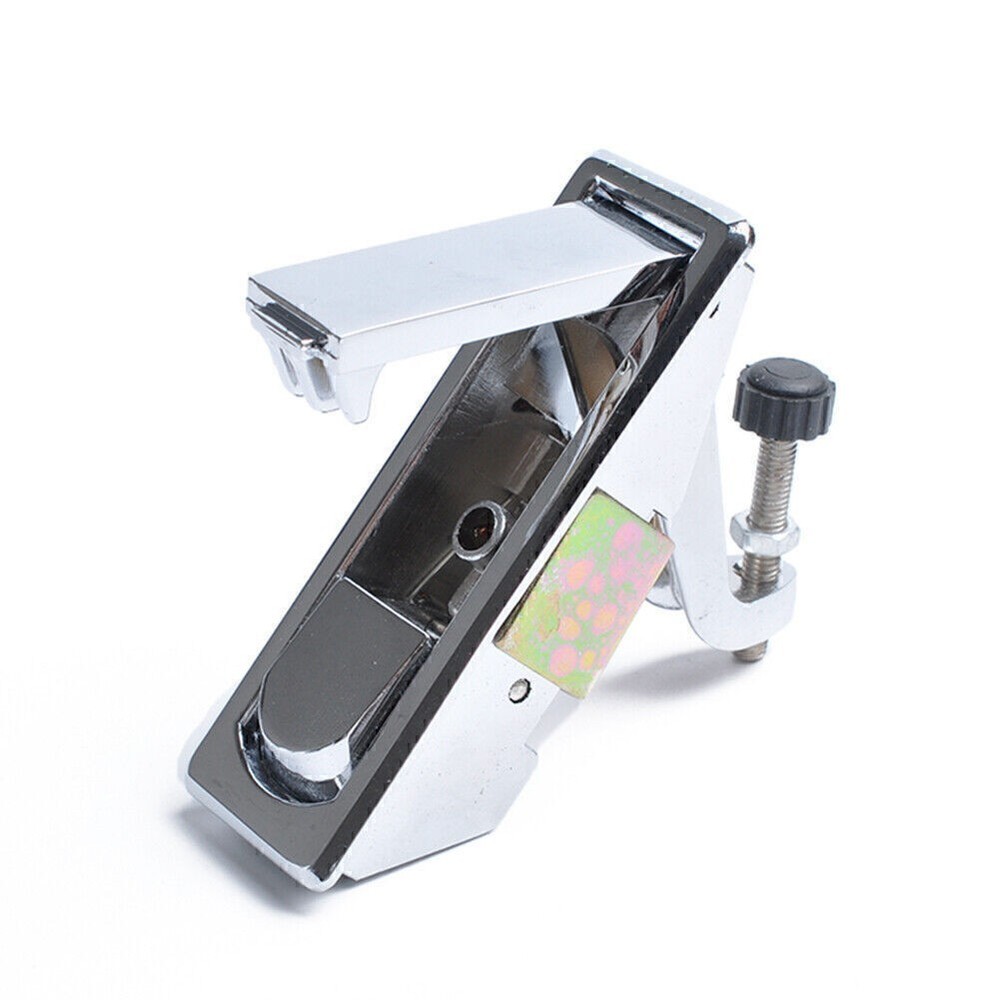1x Silver Adjustable Chrome Lever Hand Operated Compression Latch with Raised