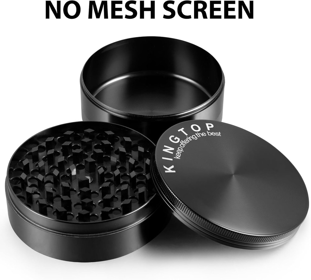 Grinder, Large 3" Spice Grinder (Midnight Black)