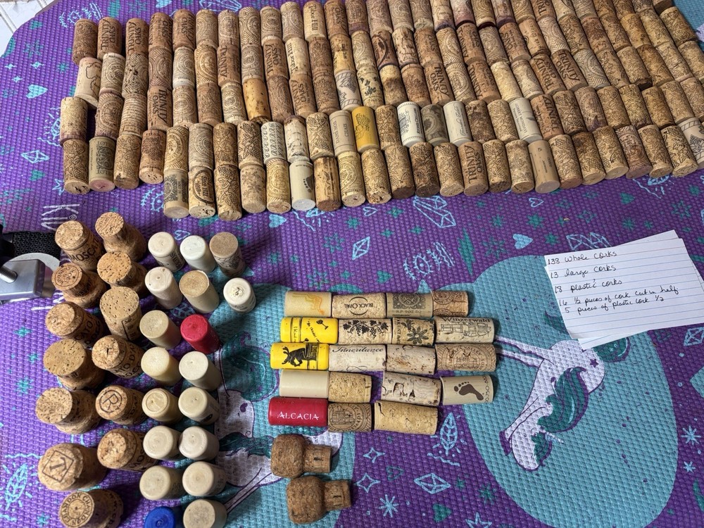 Trinity Oaks, Beringer, Stone Cellars & More Assorted Craft Wine Corks Lot