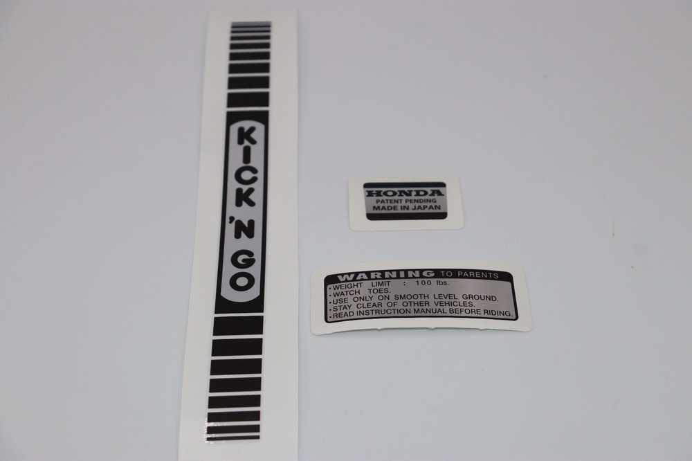 Honda Kick n Go Decal SET