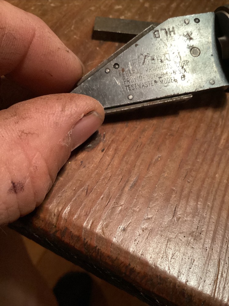 Vintage Federal M2 Testmaster Dial Indicator .0001