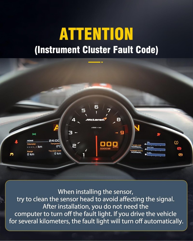 OCPTY ABS Wheel Speed Sensor, Front Left/Right, Compatible Left Right