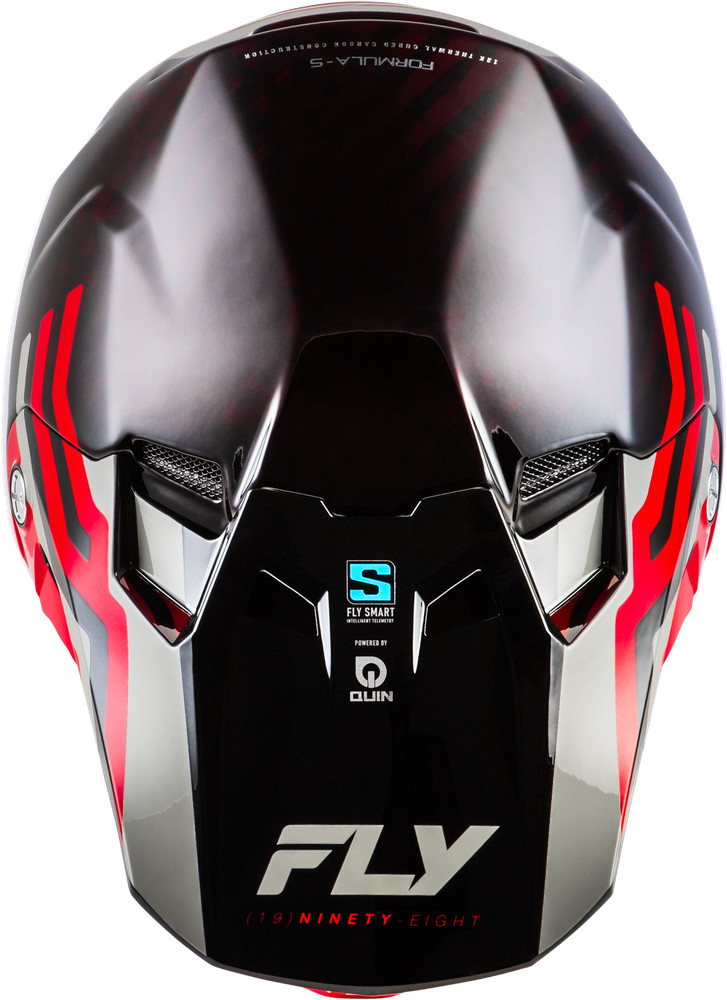Fits Formula S Carbon Byte Helmet Red Carbon/Red/Grey Sm