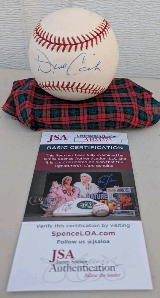 Dave Cash Autographed Onl Baseball Jsa
