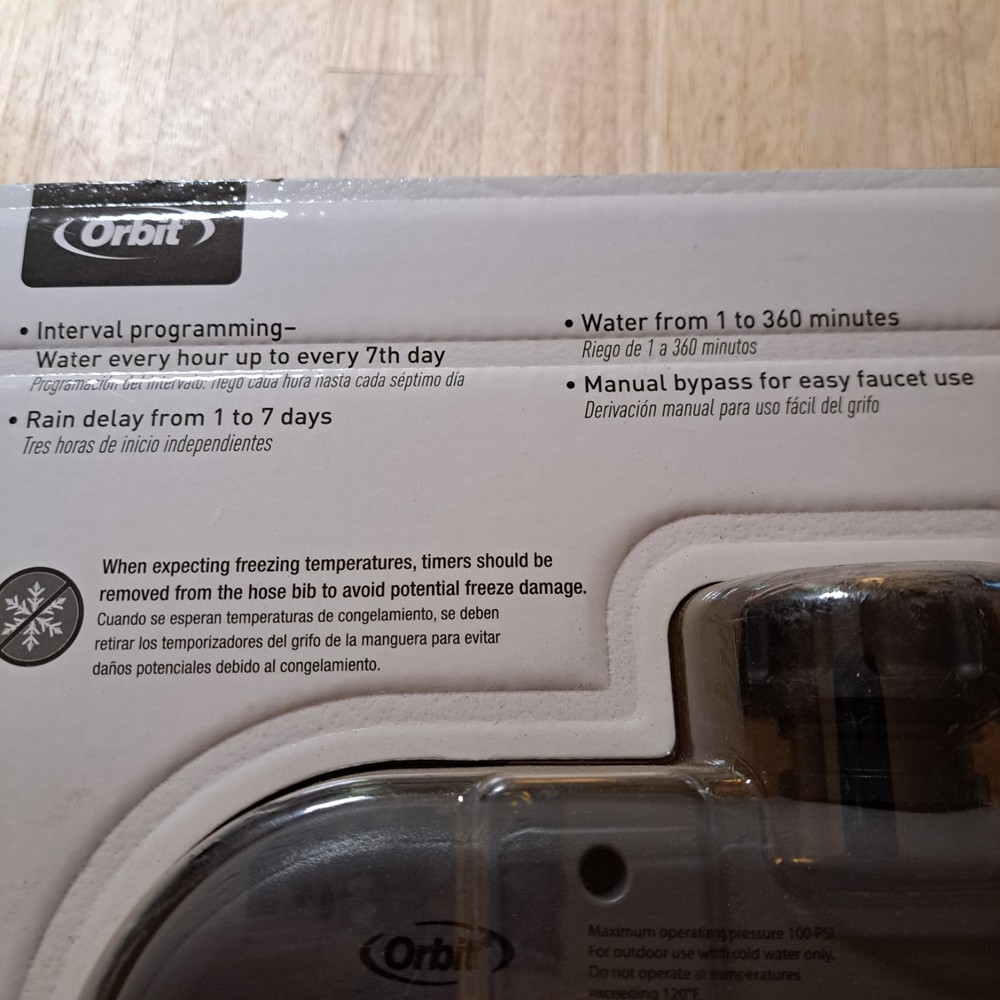 ORBIT HOSE FAUCET TIMER New In Package
