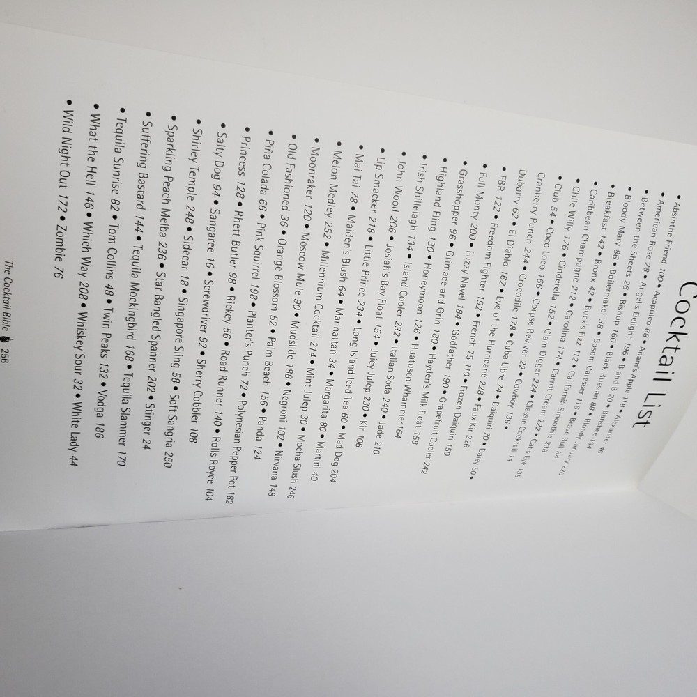 The Cocktail Bible