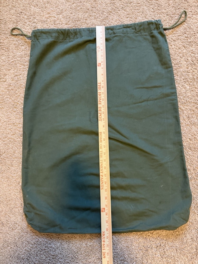 Military Olive Green Drawstring Bag