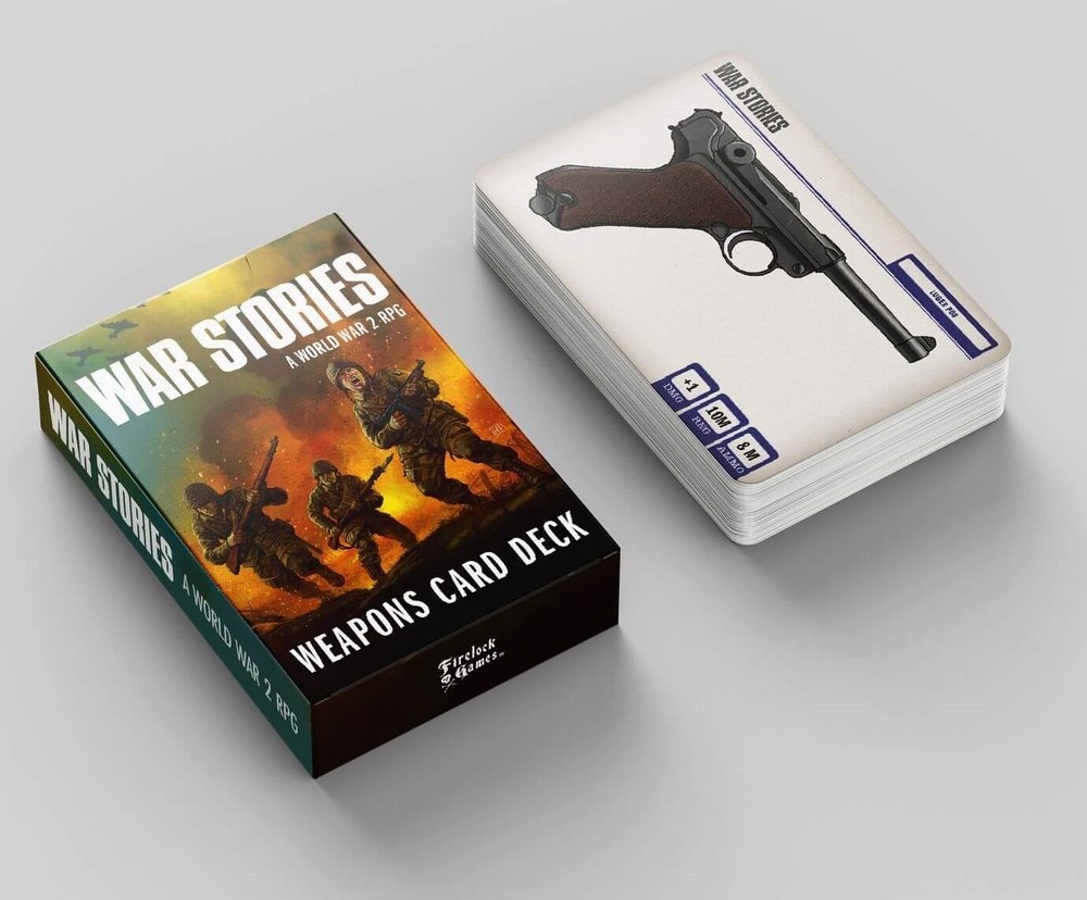 War Stories World War 2 RPG Bundle - Core & Campaign Books, Screen, Dice & Cards