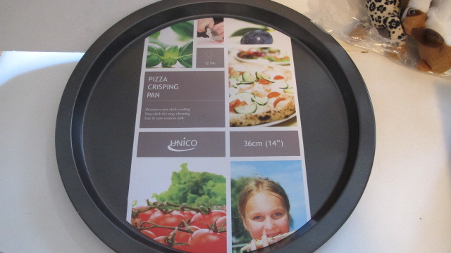 Pizza Crisping Pan. Nonstick. 14". New.