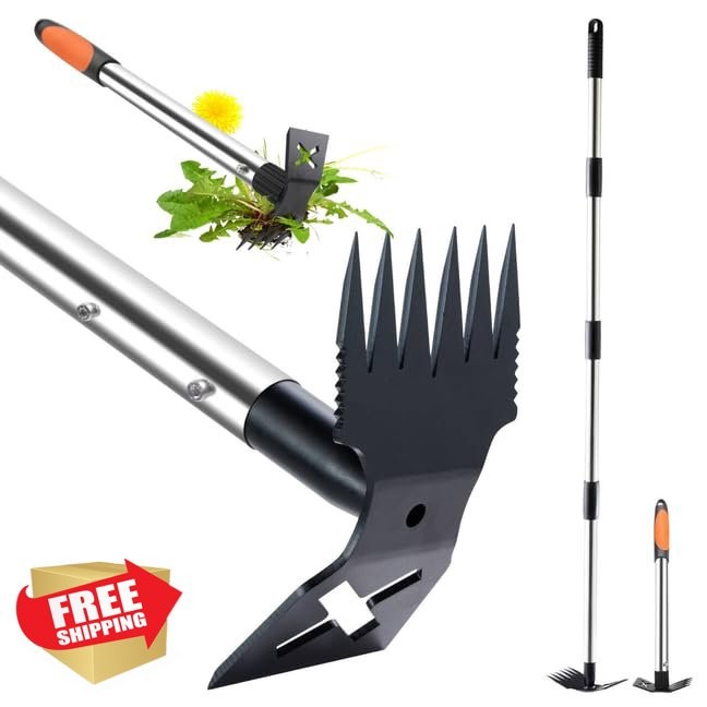 Weed Puller Tool Long Handle Garden Weeding Set Yard Patio Lawn