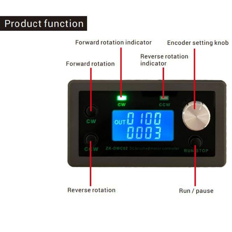 Forward Reverse Control Driver Reverse Pulse Speed Control Board Enduring