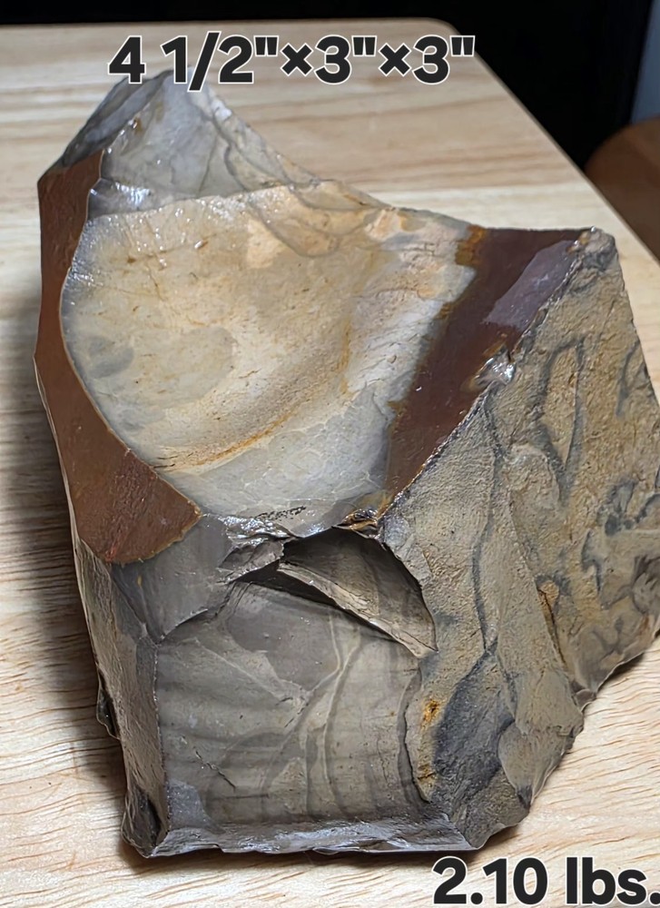 biggs jasper rough 2lbs. 10oz.