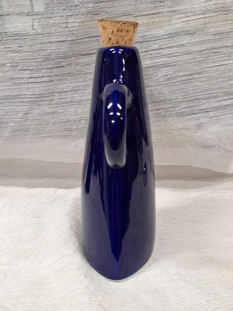 Michael Lambert Pottery Cruets - Cobalt Blue Signed