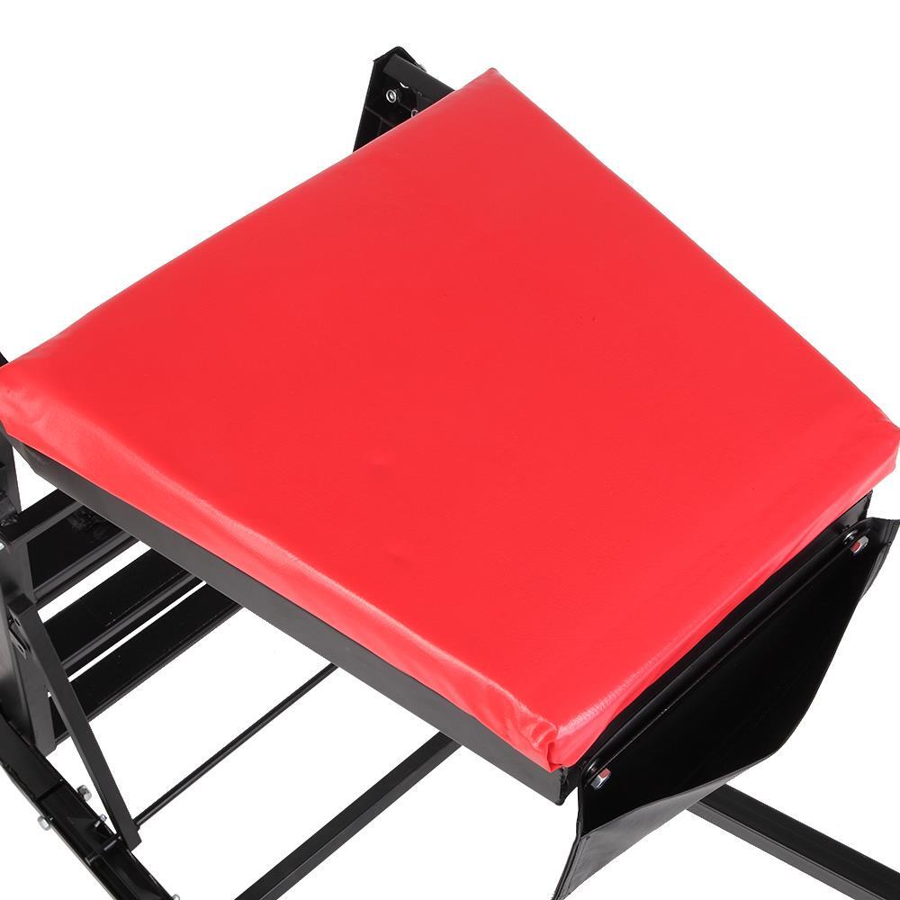 Foldable Topside Automotive Engine Creeper Seat Movable Ladder Adjustable