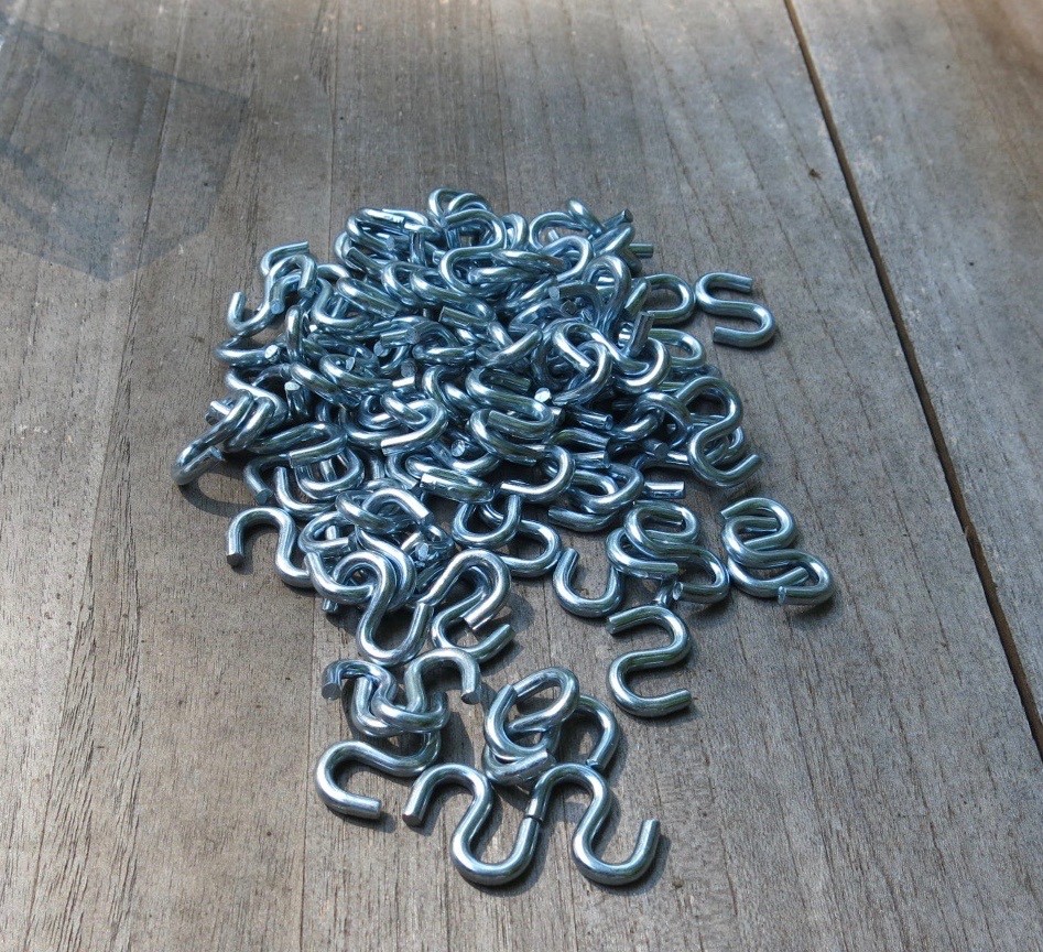 S HOOK 50 PC. 1 inch