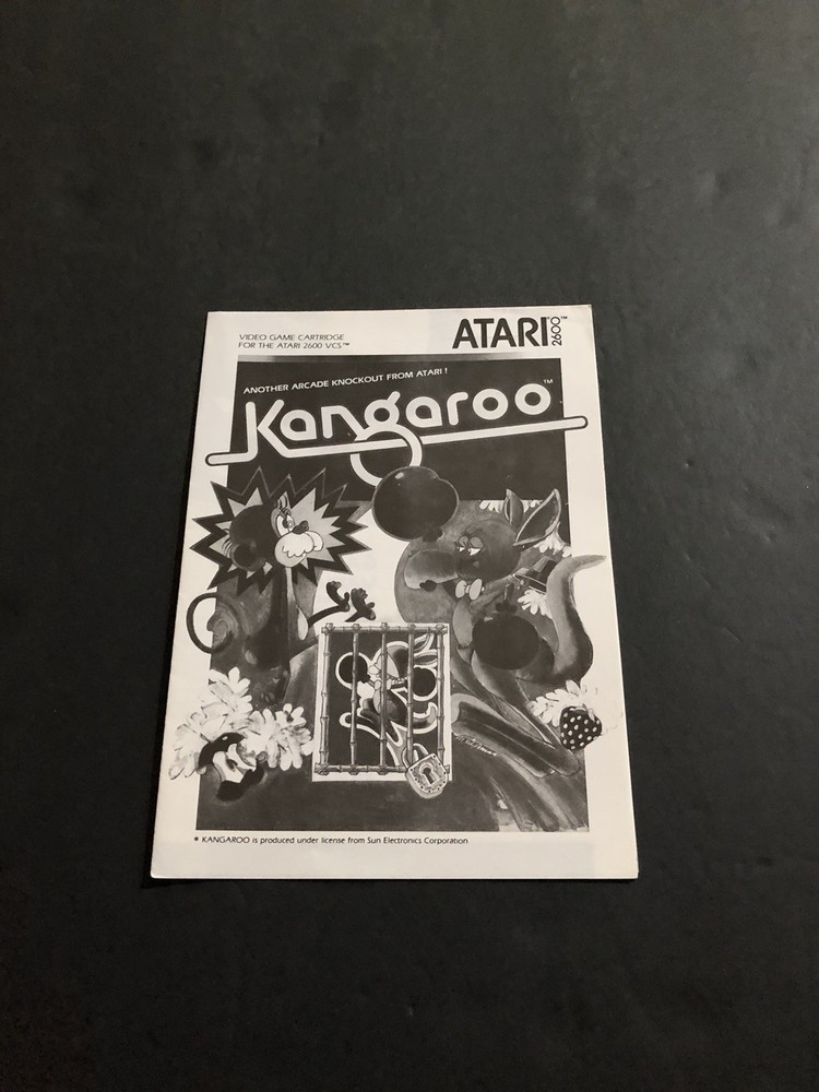 kangaroo atari 2600 manual