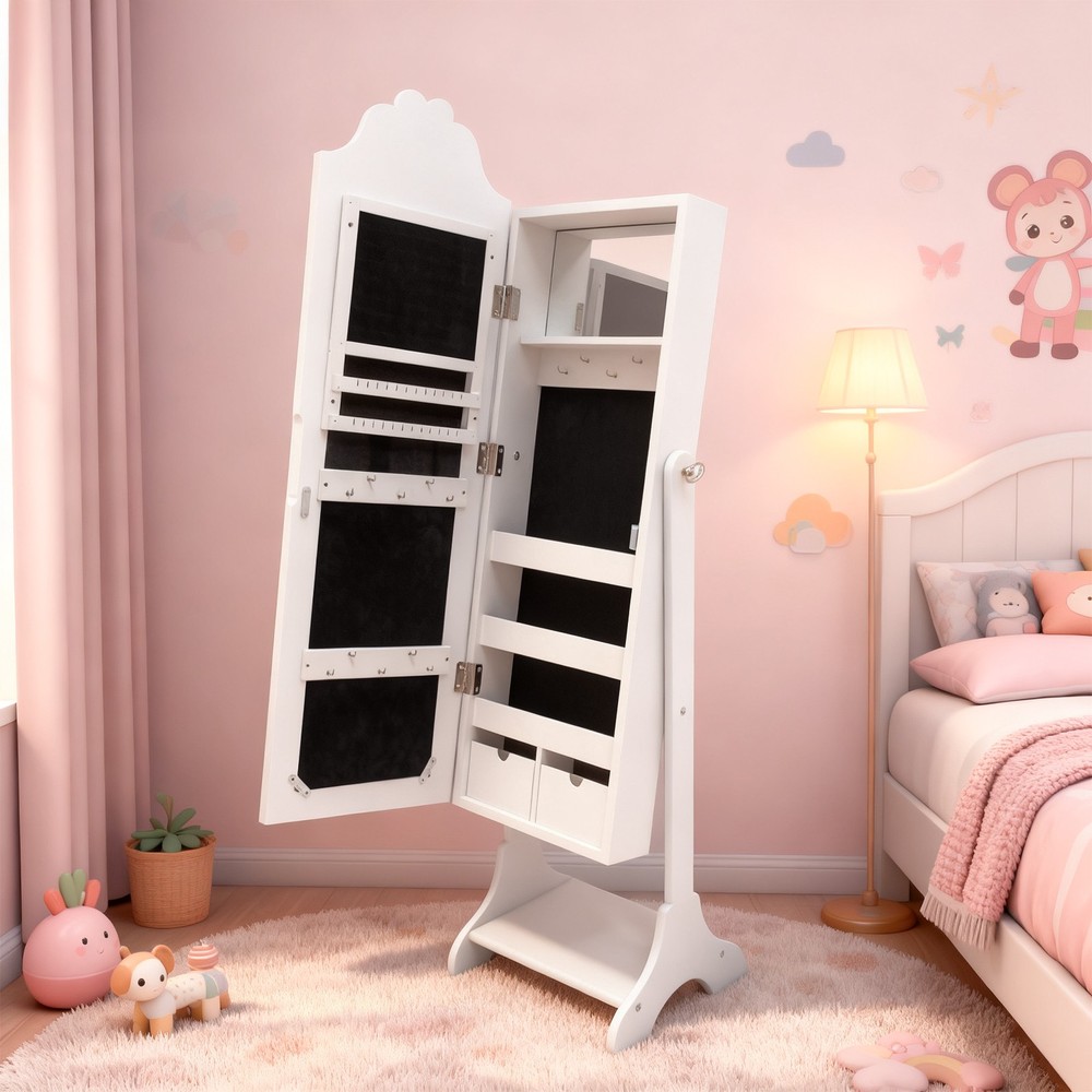 White, heart-patterned, MDF (medium-density fiberboard) spray-painted