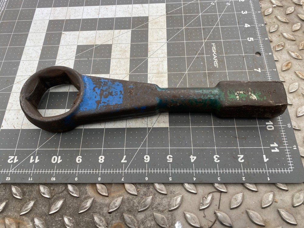 2" Striking/Slogging Wrench, 6 pt,Box-end  (WRIGHT #1864)