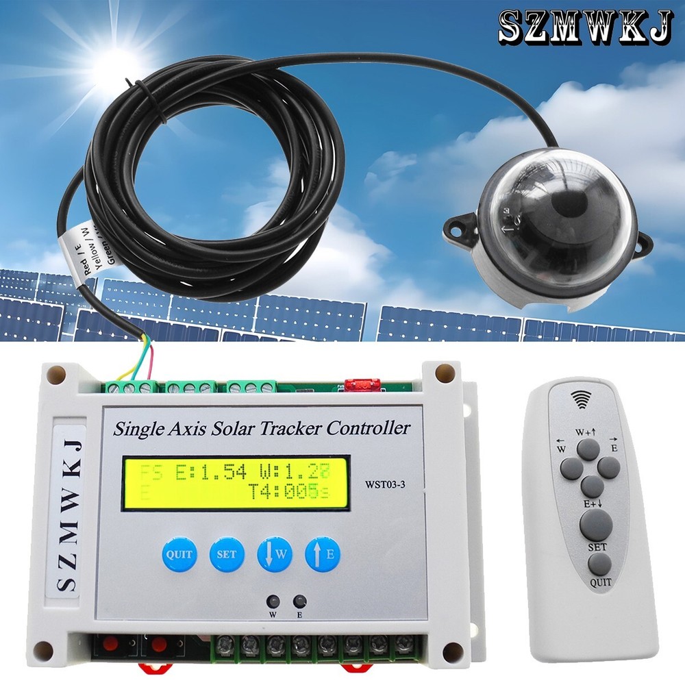 SZMWKJ Single Axis Solar Panel Tracking Electronic LCD Solar Tracker Controller
