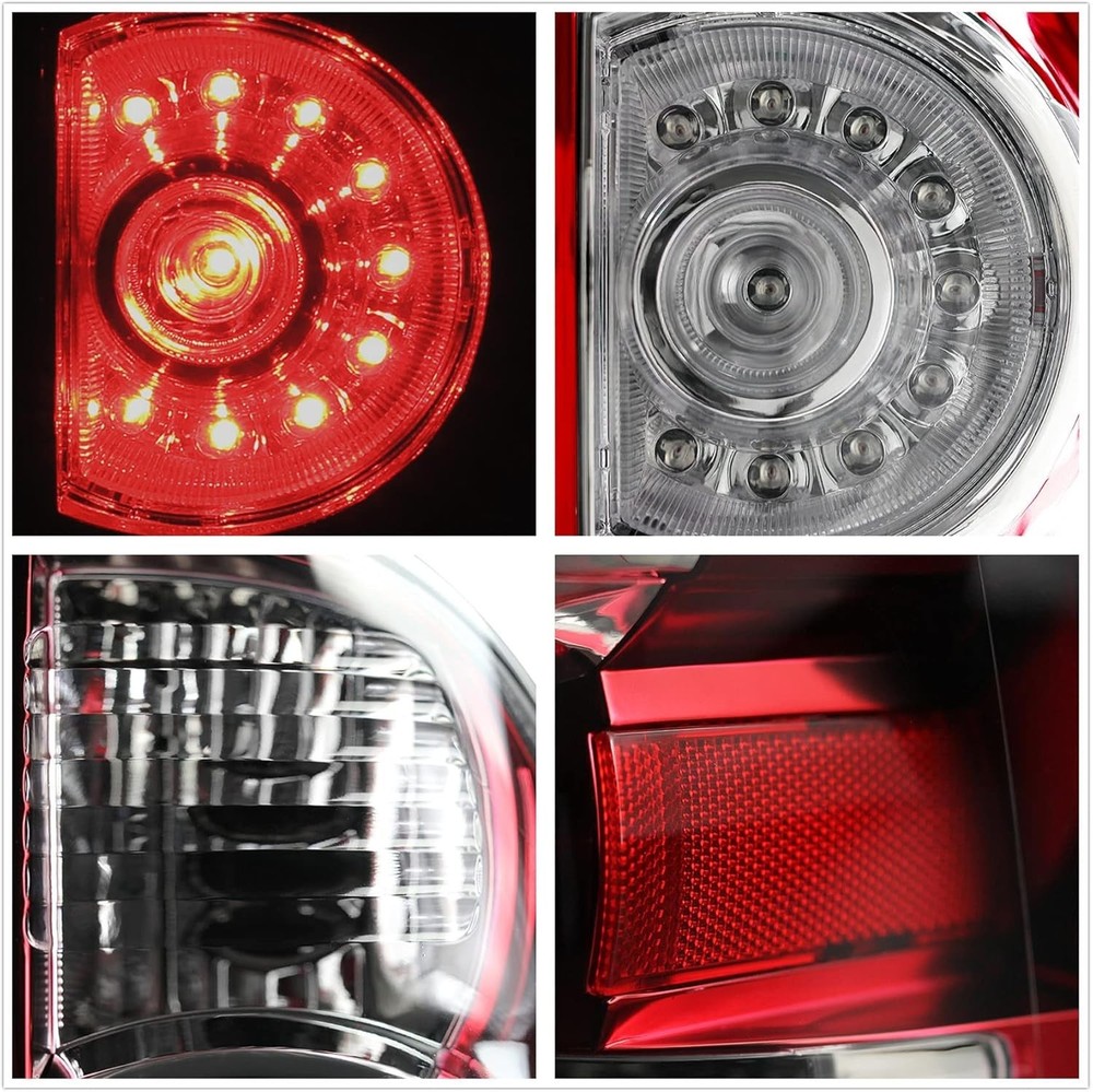 Left and Right Tail Light Assembly Replacement for Tacoma 2005-2015 Driver and