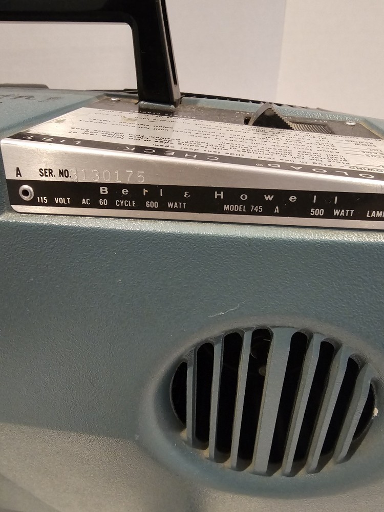 Vintage Bell & Howell Autoload Slide Projector | Powers On | Untested