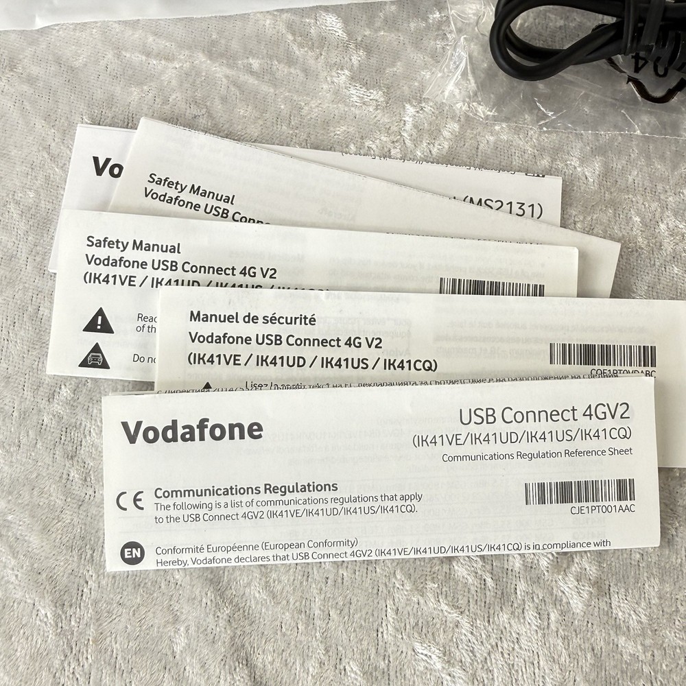 Vodafone USB Connect 4G V2 IK41US LTE Modem Data Stick M2M Linux Win10