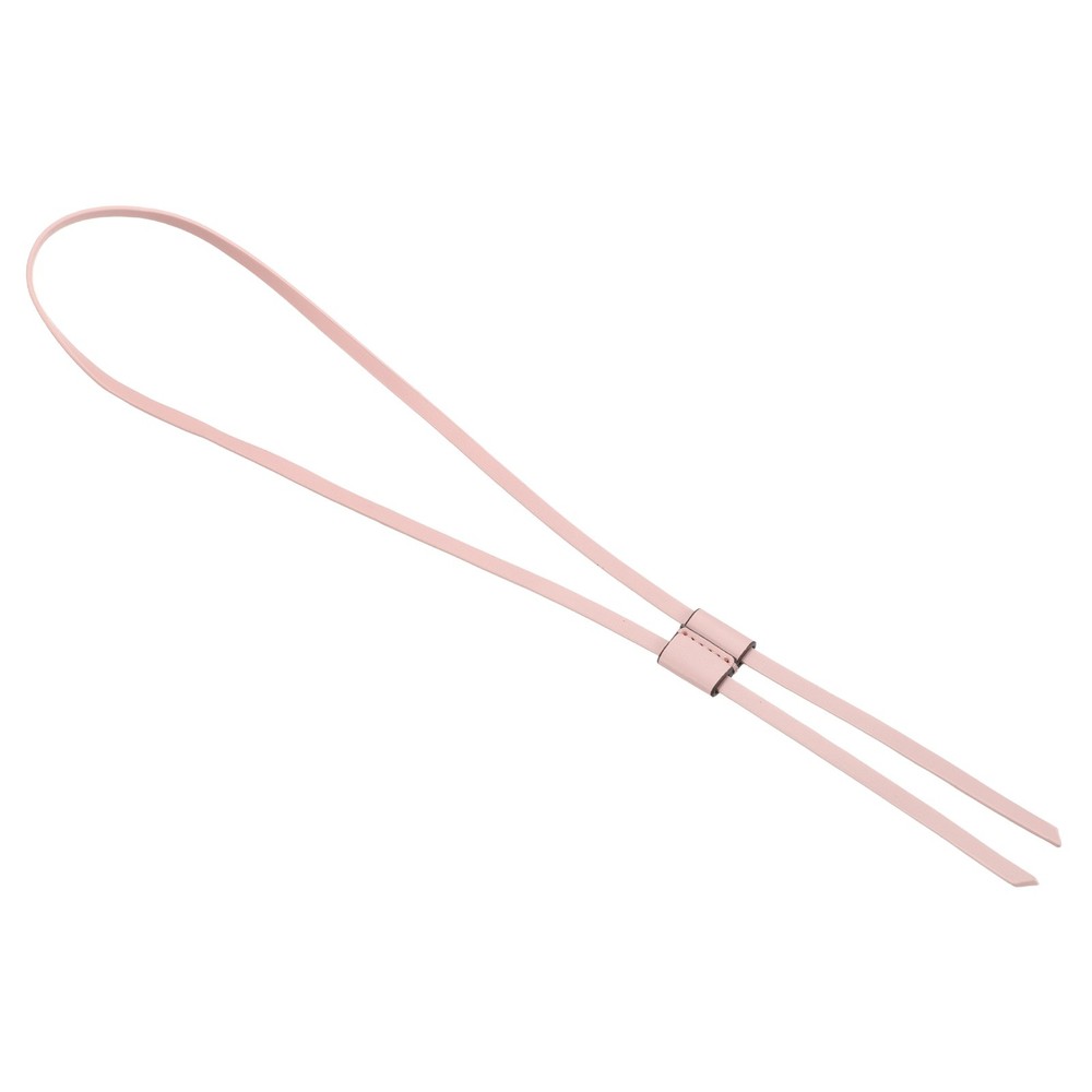 PU Leather Drawstring, 37.8 Inch Pull String Purse Strap Replacement, Pink