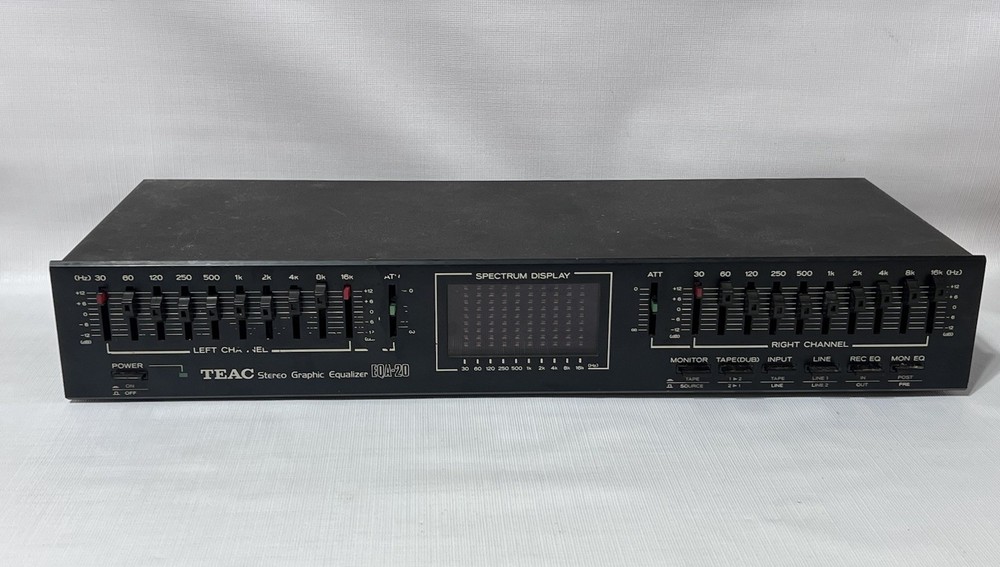 Teac Eqa-20 10 Band Equalizer Works Few Missing Caps