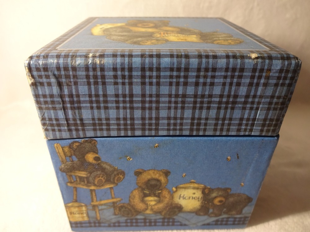 vintage BoB’s boxes Honey Bears keepsake trinket box