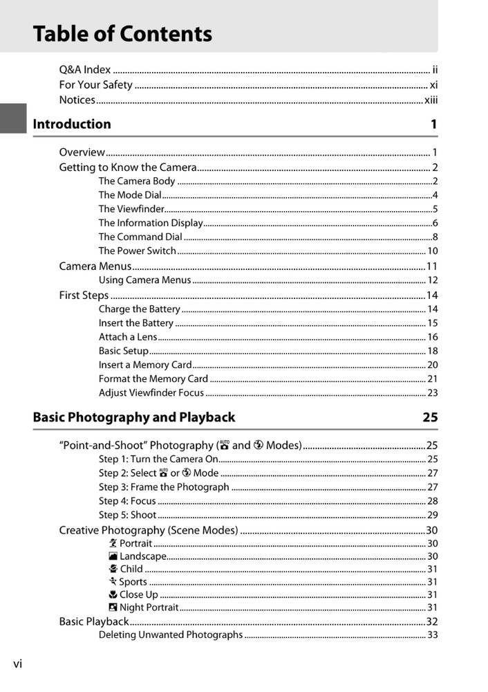 Nikon D3000 — User Reference Manual Guide — 214 Pages — Printed & Bound in USA