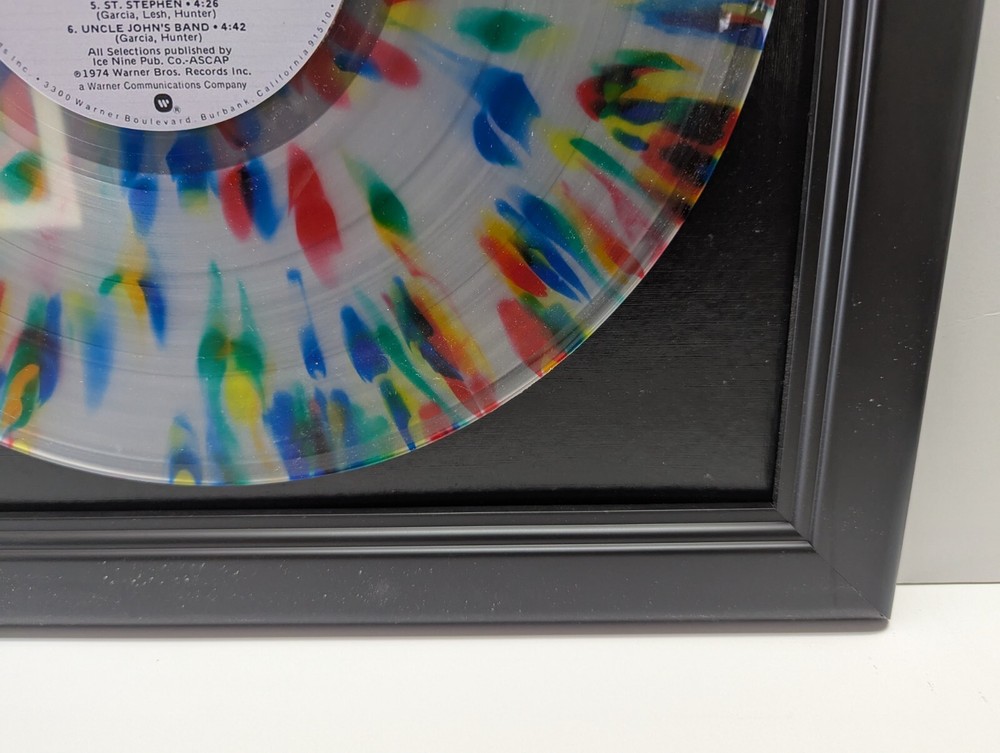 The Dead Limited Edition Tye Dye vinyl record Display
