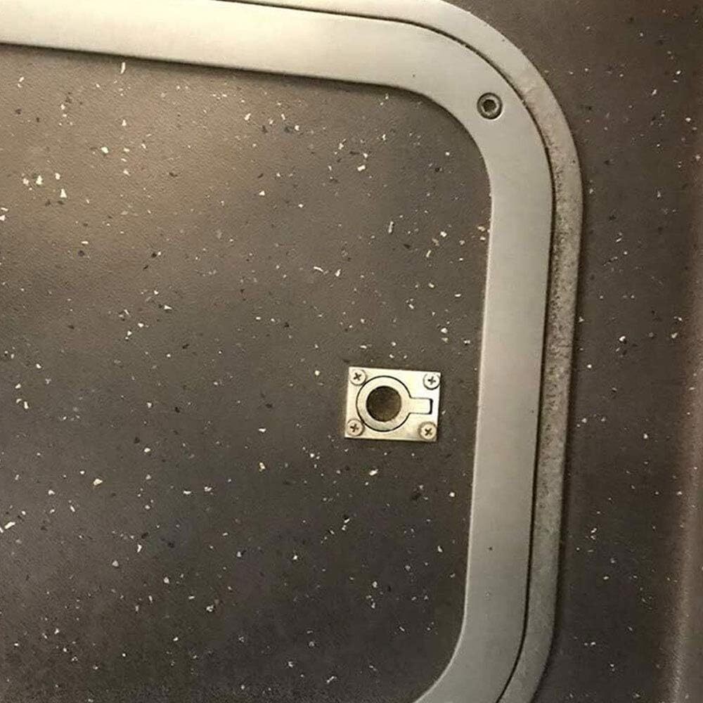 2 Pack Flush Ring Pull, Boat Hatch Pull Flush Lift, Stainless Steel Recessed Pul