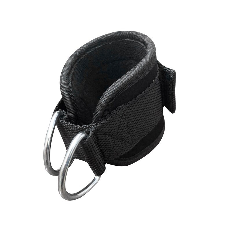 Weightlifting Ankle Straps – D-Ring Cable Attachment for Leg Workouts**