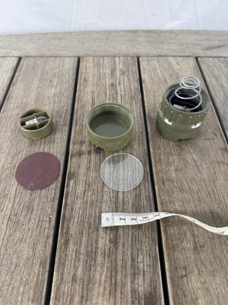 Vintage US Army USMC Flashlight Bottoms