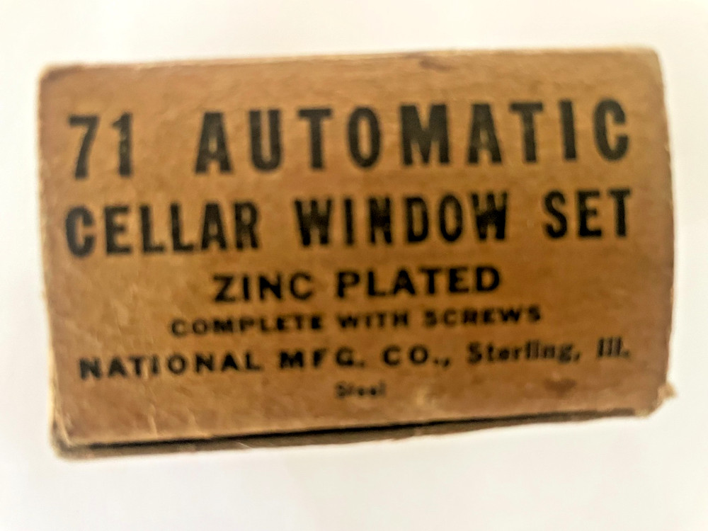 71 Automatic CELLAR WINDOW SET zinc plated