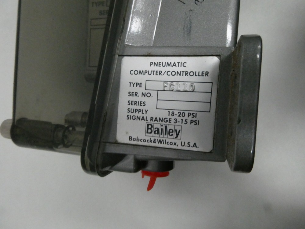 Bailey FC110 Mini-line Computer Pneumatic Controller 18-20psi 3-15psi